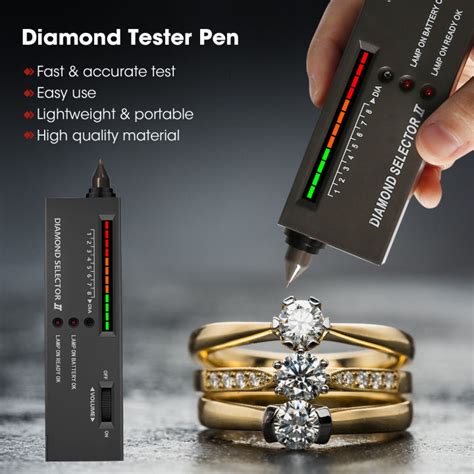 diamond hardness conductivity tester|high accurate gem tester.